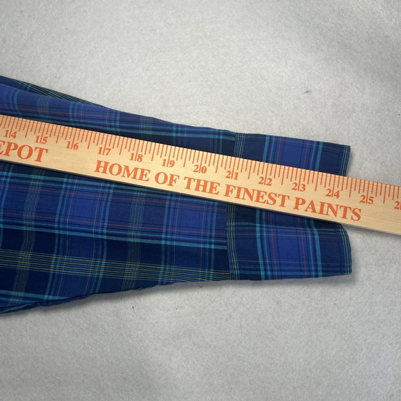 Wrangler Long Sleeve Shirt Pearl Snap Blue Green Plaid Men's XXL Western Rancher - Picture 13 of 15